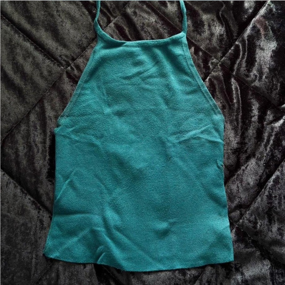 Forever 21 Teal Halter Top